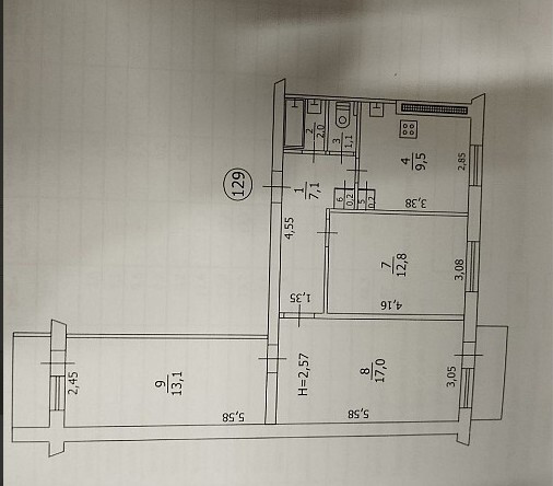 Продается 3 - х комнатная квартира, ул. Политбойцов (Райисполком) арт 2922