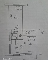 Продается 2 - х комнатная квартира, ул. Речная, ориентир Боссе, арт. 5529