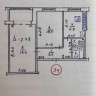 Продается 2 - х комнатная квартира, ориентир Галактика арт 3884