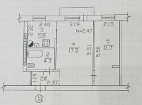 Продается 2 - х комнатная квартира, ул. Багратиона арт 4201